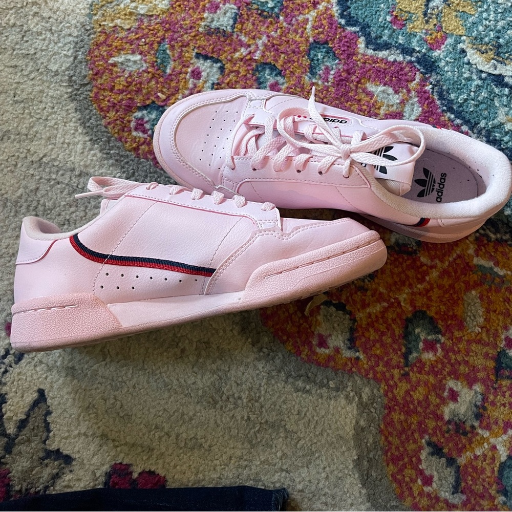 Adidas Clear Pink Continental Sneakers